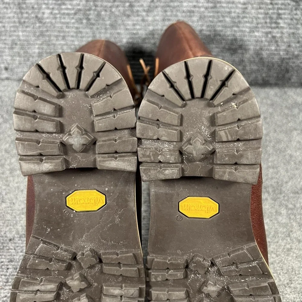 Patagonia Boots Womens Size 6.5 37.5 Brown Leather Buckle‎ Mid Calf Thatcher